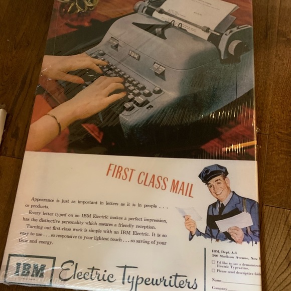 Set of 5 vintage office supply advertisements - Picture 6 of 7